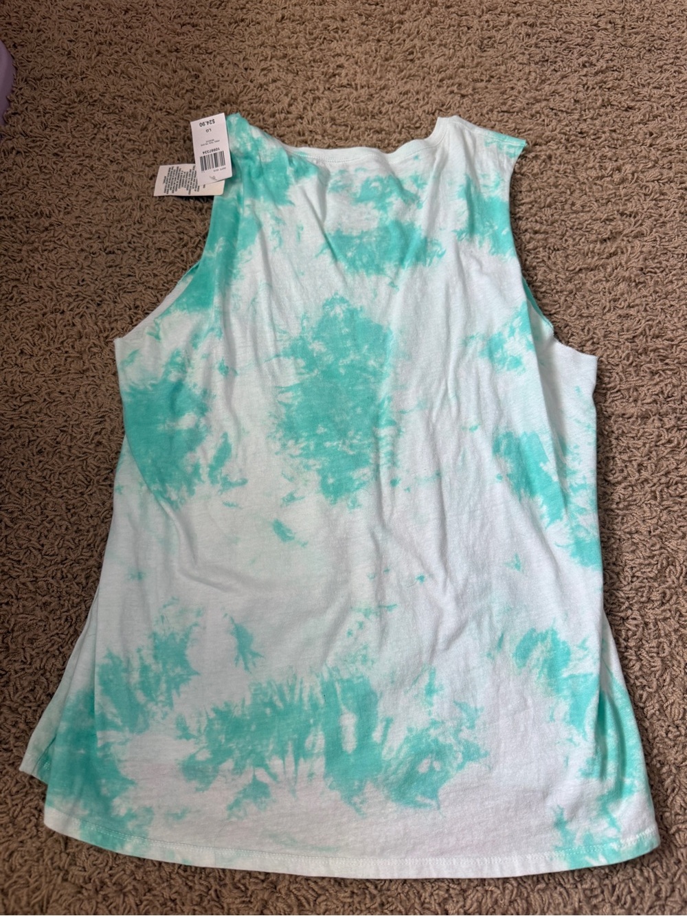 Hot Topic Ariel Tie-Dye Sleeveless Tank Top LG - Picture 6 of 8